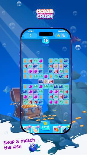 Ocean Crush Game - Match 3 screenshot 16