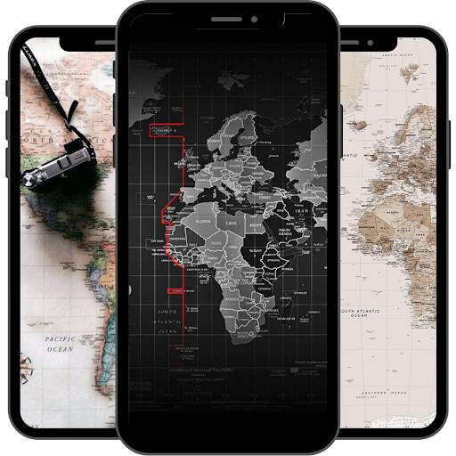 World Map Wallpaper screenshot 2