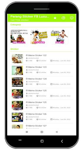 Perang Gambar Wa WAStickerApp screenshot 1