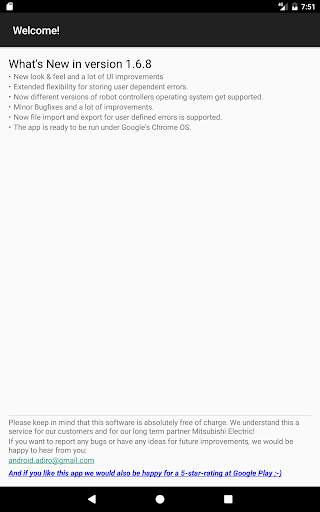 MELFA Robot Error screenshot 12