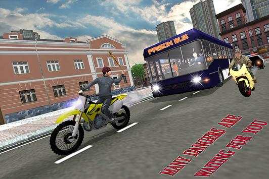US Jail Police Bus Transport Driving screenshot 16