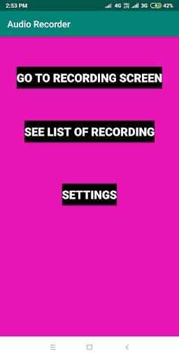 Audio Recorder screenshot 1
