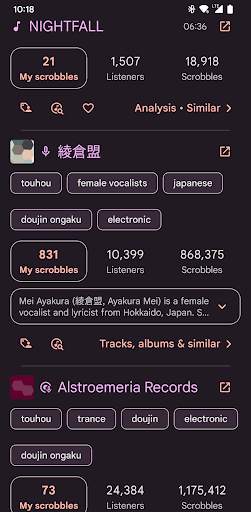Pano Scrobbler for LastFM screenshot 7