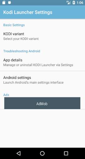 Launcher for KODI screenshot 1