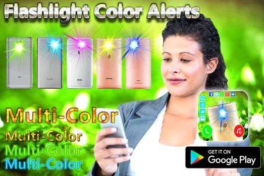Flashlight Alert Color HD Flash screenshot 1