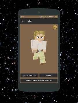 Free Star Wars Skins for MCPE 2 تصوير الشاشة