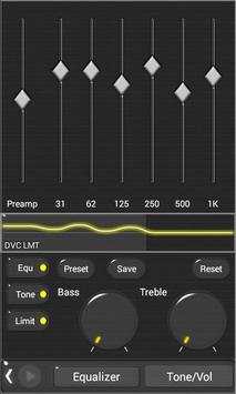 Poweramp Skin Dark Minimal скриншот 3