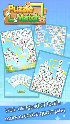 Puzzle Match - Mahjong & lovely animals screenshot 3