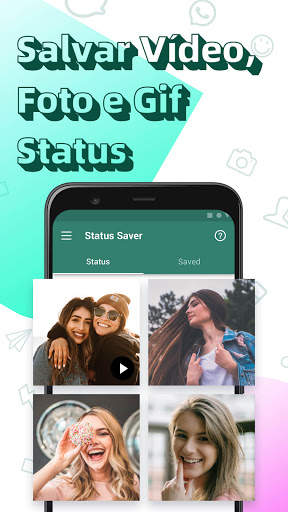 Status Saver - Baixar status para whatsapp screenshot 1