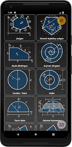 Geometryx Geometri Hesaplayıcı screenshot 2