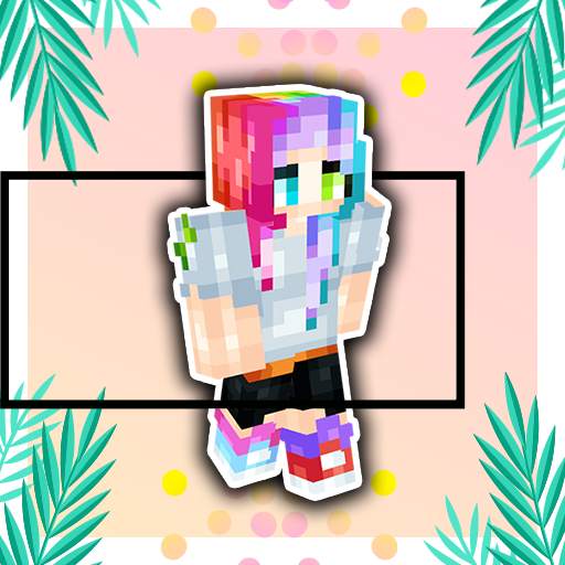 Rainbow Girl Skin For Minecraft 1.0.0