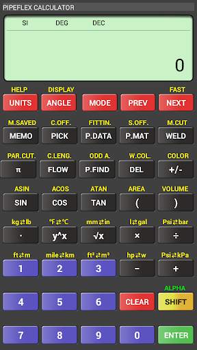 Pipeflex Calculator скриншот 1