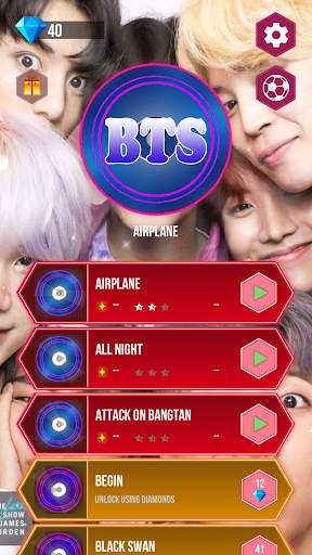 KPOP Tiles Hop:BTSHop Music Game screenshot 1
