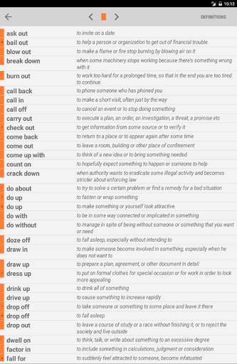 English Phrasal Verbs скриншот 19