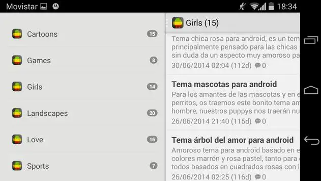 Themes for Android screenshot 6