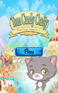Tom Candy Crafty - Dancing Match 3 screenshot 1