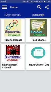 Live TV Streaming Android App Demo screenshot 3
