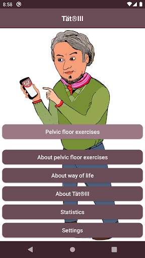 Tät III –Pelvic Floor Exercises for men screenshot 1