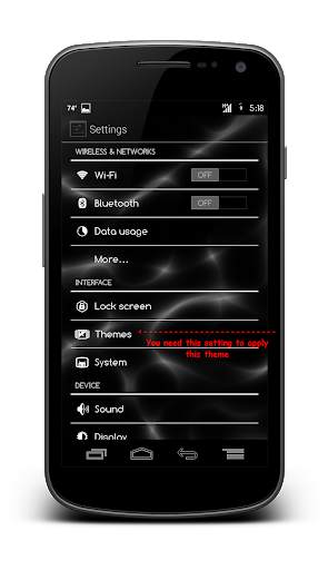 ClearJelly ROM Theme "Root" screenshot 1
