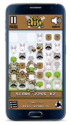 Zoo Crush! (Puzzel Game) screenshot 2