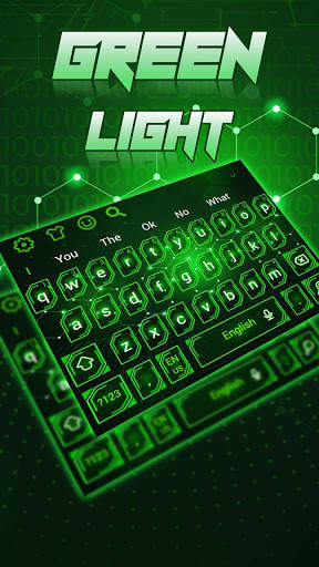 Green Light Technology Keyboard Theme screenshot 3