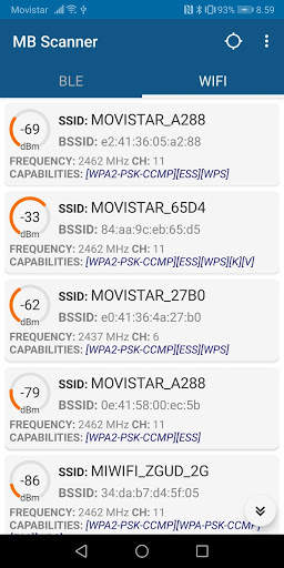 MB Scanner BLE WIFI screenshot 3
