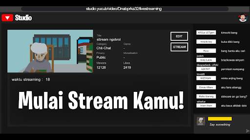 Streamer Simulator INDONESIA! screenshot 3