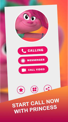 Call from poppy Chat   video call (Simulation)‏ screenshot 1