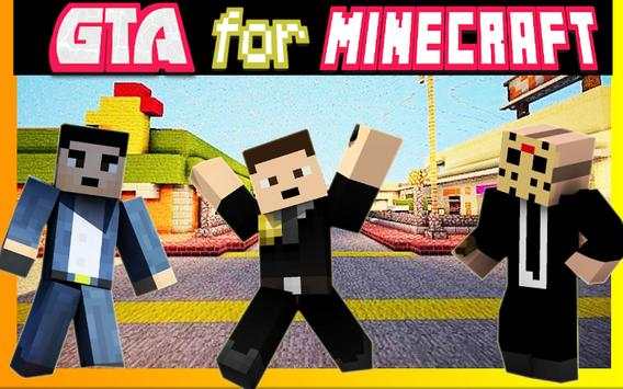Mod & Skin GTA for Minecraft screenshot 2