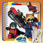 Draw a Lego Hero  Characters icon