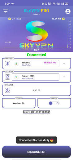 SkyVPN pro 3 تصوير الشاشة