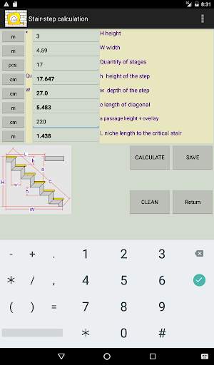 CONSTRUCTION calculator screenshot 10