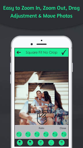 Square Fit Size - No Crop & Blur Image Background 4 تصوير الشاشة
