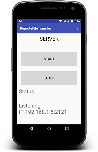 Remote File Transfer Lite screenshot 3
