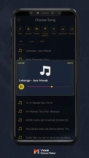 MBit Music & Video App Particle.ly & Lyrical Video screenshot 6
