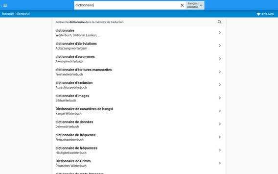 Allemand-Français Dictionnaire скриншот 5