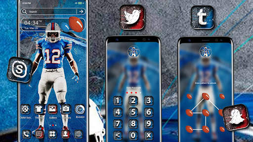Rugby Player Theme screenshot 2