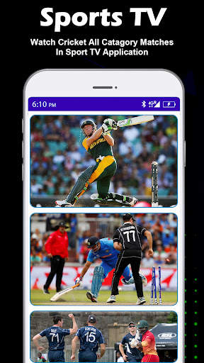 HotLive : Live Cricket TV screenshot 1