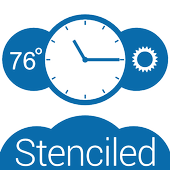 Stenciled Clock (UCCW Skin) icon