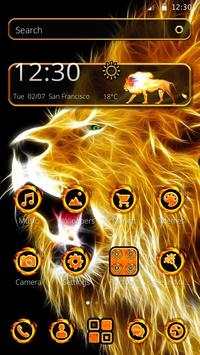 Forest King Lion 2D Theme screenshot 1