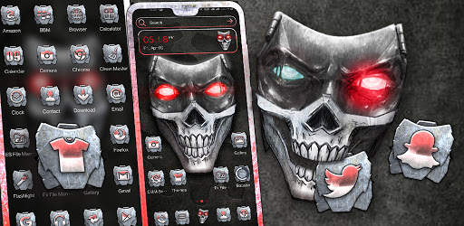 Metal Skull Mask Launcher screenshot 8