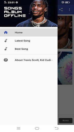 Travis Scott Latest song Offline 1 تصوير الشاشة