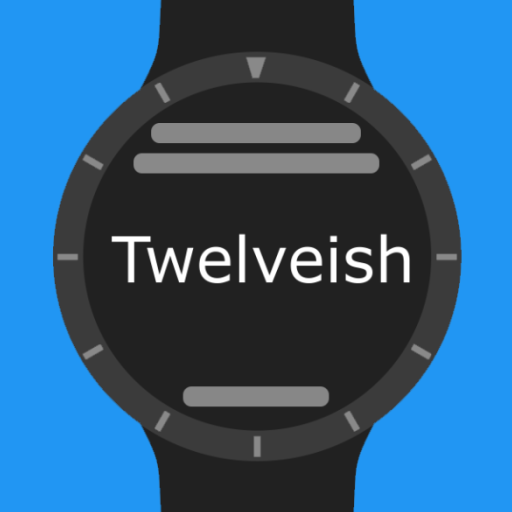 Twelveish - Customizable Text Watch Face for Wear icon