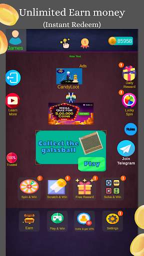 Glassball - Earn Money Online स्क्रीनशॉट 1