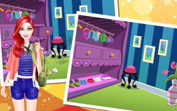 Princess Doll House Cleaning Game screenshot 1