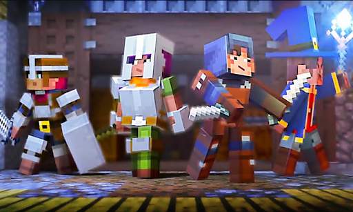 Mappa DUNGEONS MMO per Minecraft PE screenshot 3