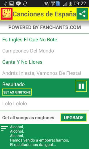 Spain World Cup 2014 Songs screenshot 6