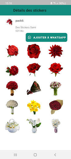Flowers Stickers for Whatsapp screenshot 3