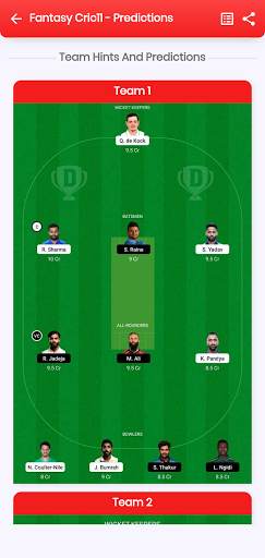 Fantasy Cricket Dream Team 11 Predictions & Tips screenshot 5