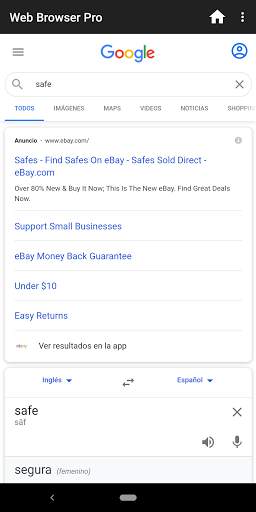 Web Browser Pro screenshot 4